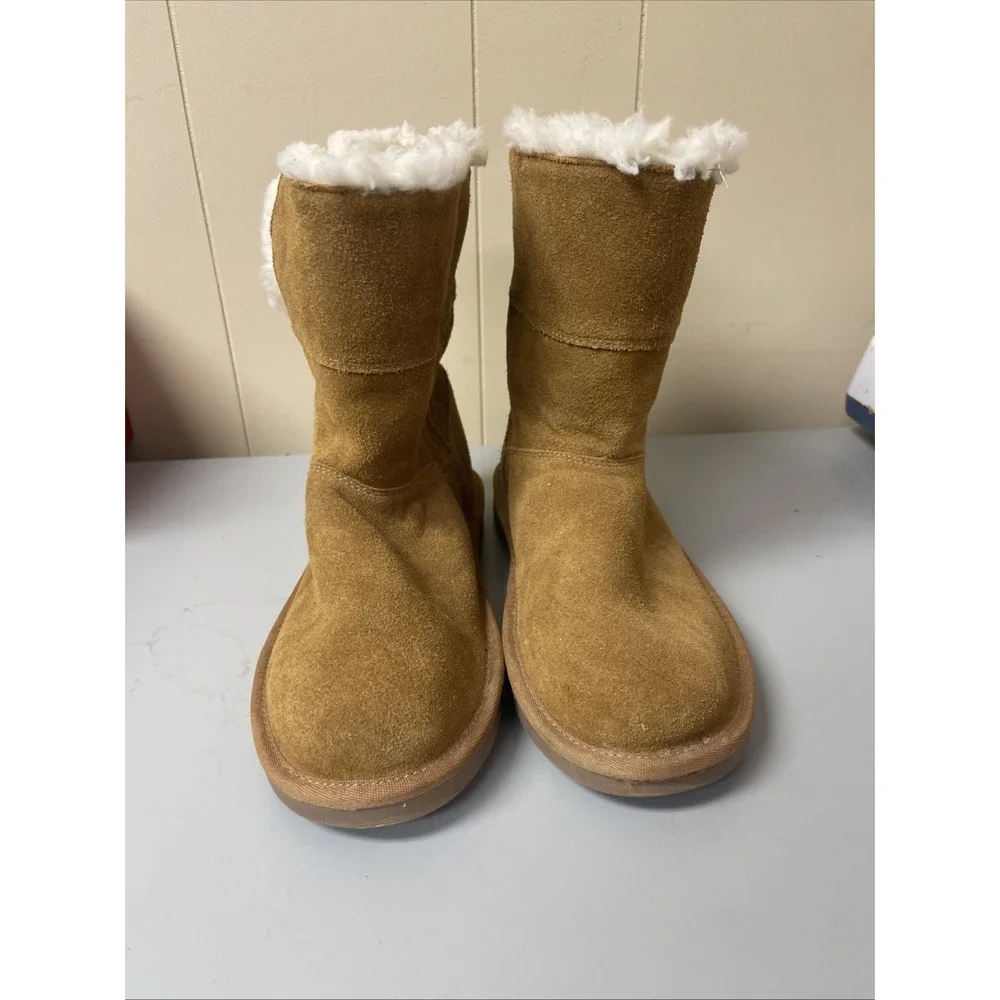 Koolaburra by UGG Kids KOOLA Short Fashion Boots - Chestnut, US 4 Style #1117813